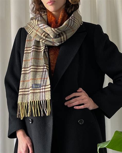 burberry plaid cashmere scarf.